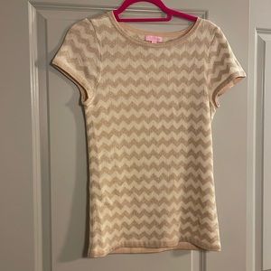 - EUC Lilly Pulitzer Short Sleeve Sweater L